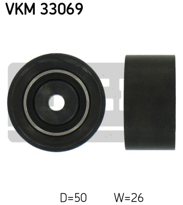 Vratná/vodiaca kladka rebrovaného klinového remeňa SKF (VKM 33069)